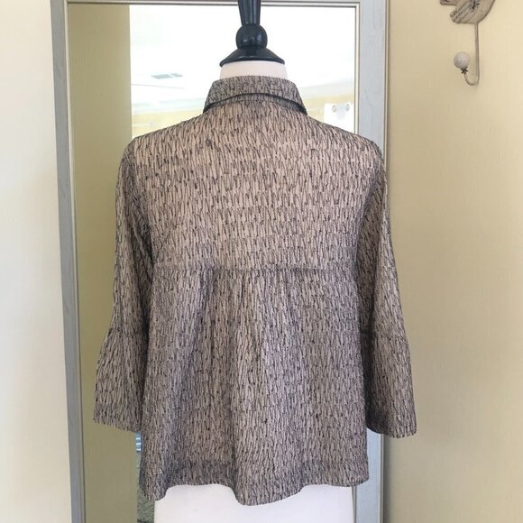 Neeru Kumar Women's Patterned Silk Blouse - Picture 4 of 9